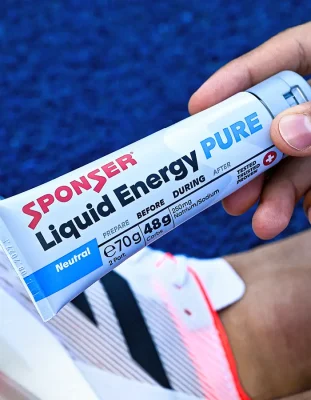 tomar gel energetico con agua